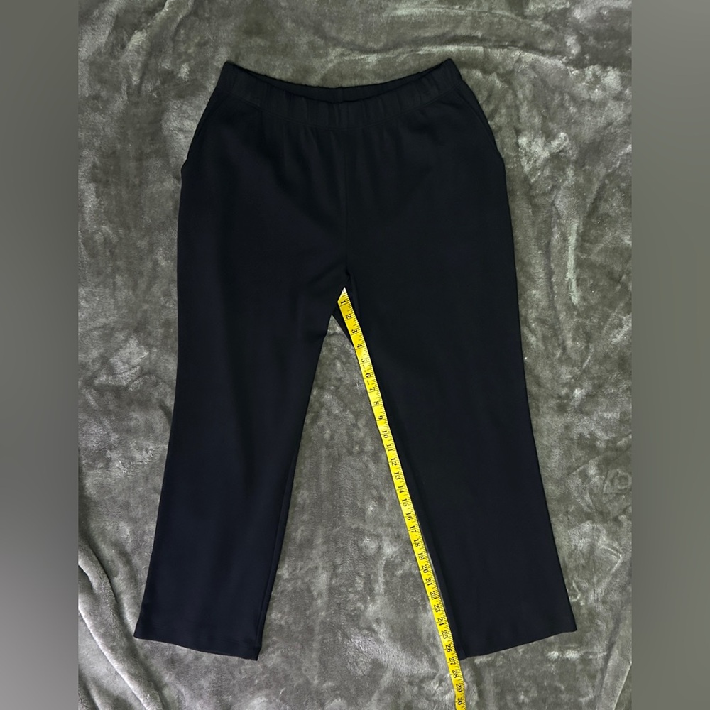 Lands’ End Sport Knit Petite Straight Leg Pants Women’s M/P (10 12) - Picture 5 of 7